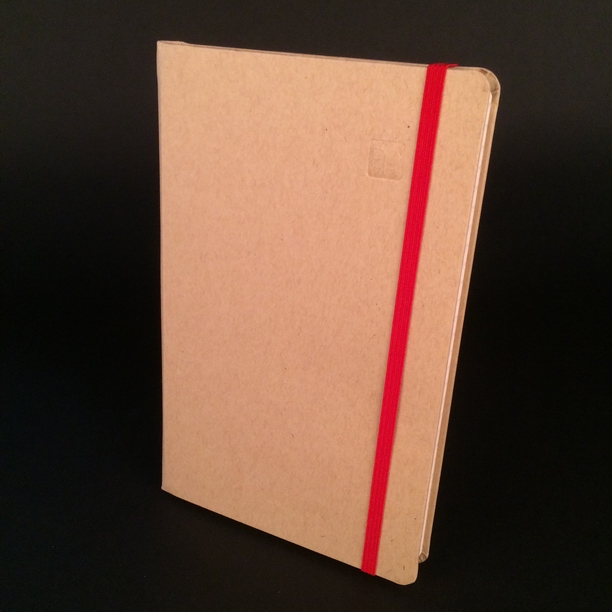 hardcover books and notebooks